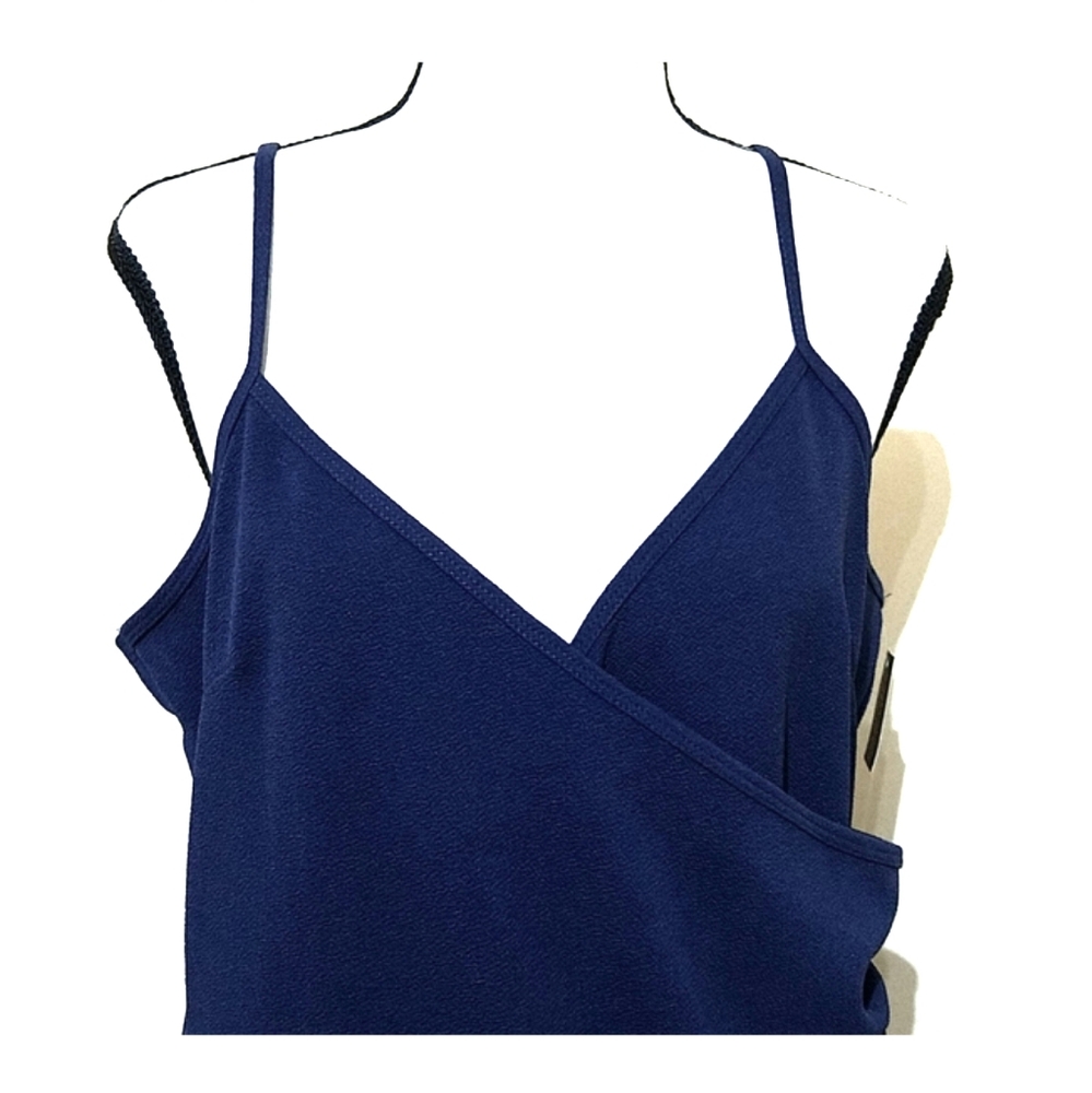 NWT No Boundaries Navy Blue Wrap Dress Size L - Picture 8 of 11